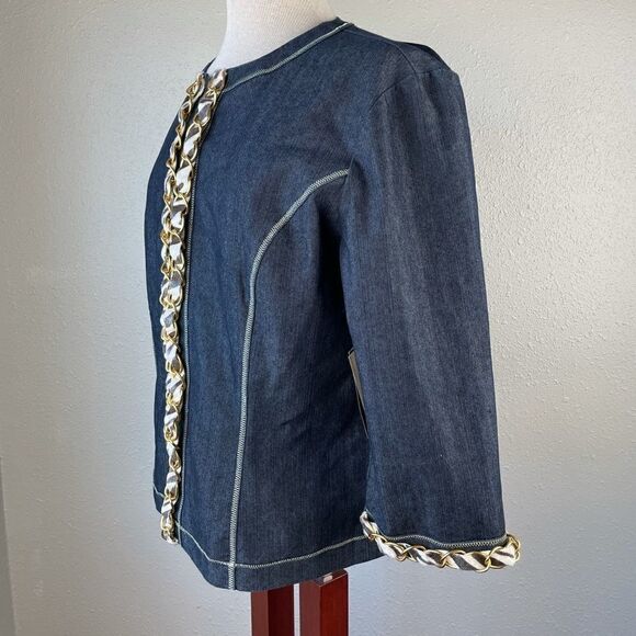 NWT Multiples Matching Denim Jacket & Pants Size L - Picture 4 of 16